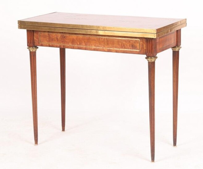 A French Empire Style Card Table