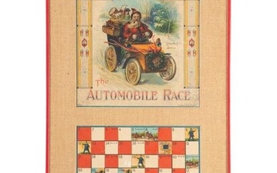 A Game of the Automobile Race Framed Cover and