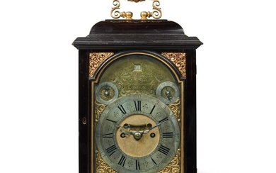 A George I Quarter Repeating Ebonised Table Clock, John Bushman, London, Circa 1720