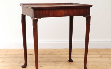 A George II mahogany silver table