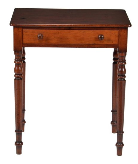 A George IV mahogany side table
