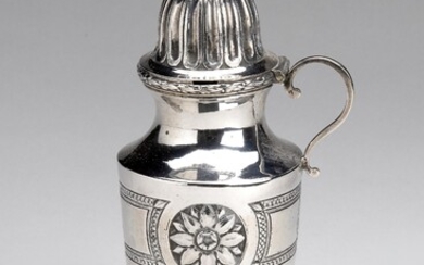 A German silver mustard pot, Augsburg