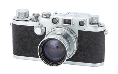 A Leica IIIc 'Sharkskin' Rangefinder Camera