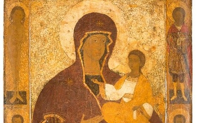 A MONUMENTAL ICON SHOWING THE MOTHER OF GOD, MAIN