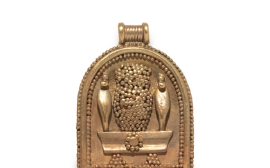 A Phoenician Gold Shrine Pendant