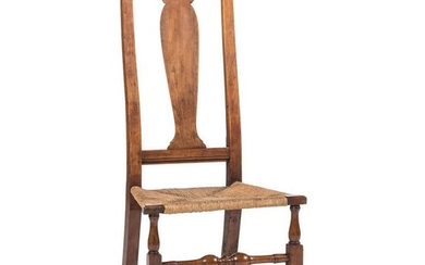 A Queen Anne Cherrywood Side Chair
