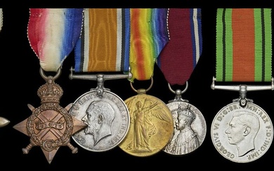 A Second World War M.B.E. group of seven awarded to Lieutenant-Commander (Engineer) W. J. Robin...