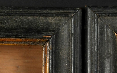 A Set of Four 18th Century Ebonised Frames. 6.5" x 5.5"