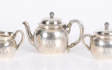 A Tiffany Sterling Tea Set