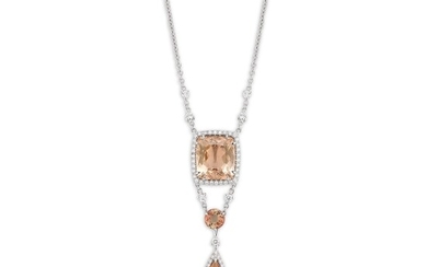 Margherita Burgener, A Topaz, Tourmaline and Diamond Pendant Necklace, Margherita Burgener