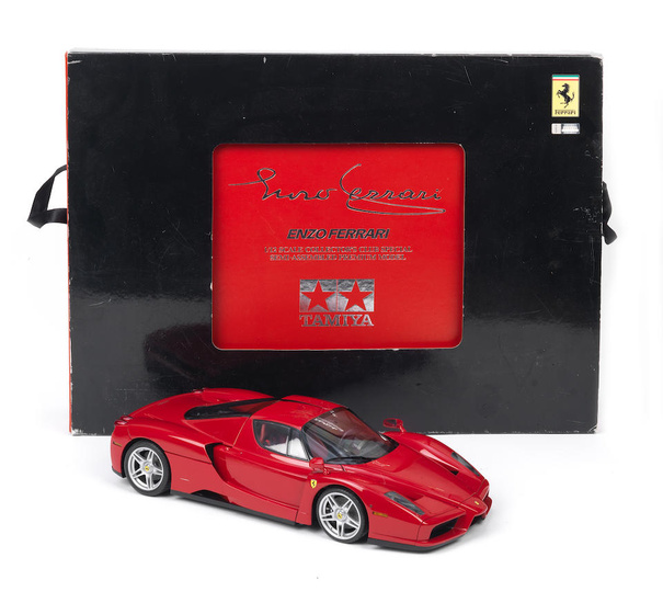 A boxed 1:12 scale kit model of an 'Enzo Ferrari'...