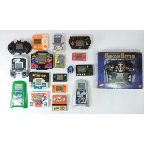 A collection of sixteen handheld games, to include : Barco...