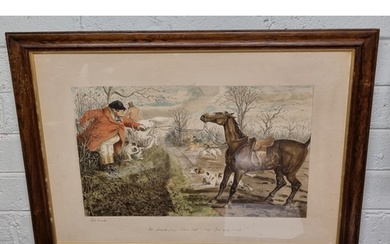A pair of 19th Century hand coloured Prints by John Leech. '...