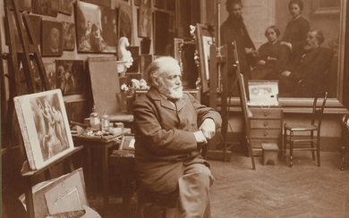 ANONYME Fantin Latour dans son atelier,... - Lot 22 - Oger - Blanchet
