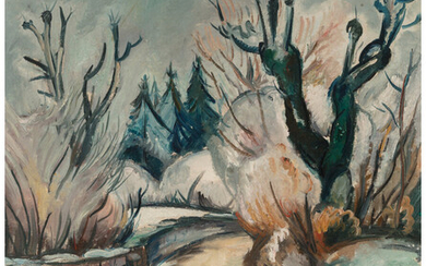 Achille Emile Othon Friesz (1879-1949), Path through a wooded landscape (1919)