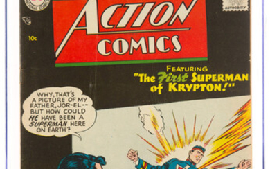 Action Comics #223 (DC, 1956) CGC VG+ 4.5 Off-white...