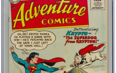 Adventure Comics #210 (DC, 1955) CGC VF 8.0 Off-white...
