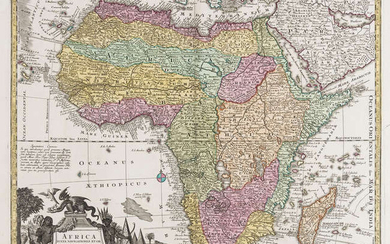 Africa.- Seutter (Matthäus) Africa Iuxta Navigationes et Observationes Recentissimas Aucta Correcta et in sua Regna et Status Divisa, [c. 1730].