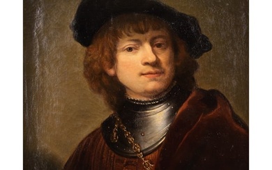 After Rembrandt van Rijn (Dutch, 1606-1669), Portrait of a Young Man in a Gorget and Cap
