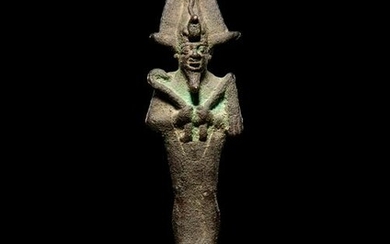 An Egyptian Bronze Osiris