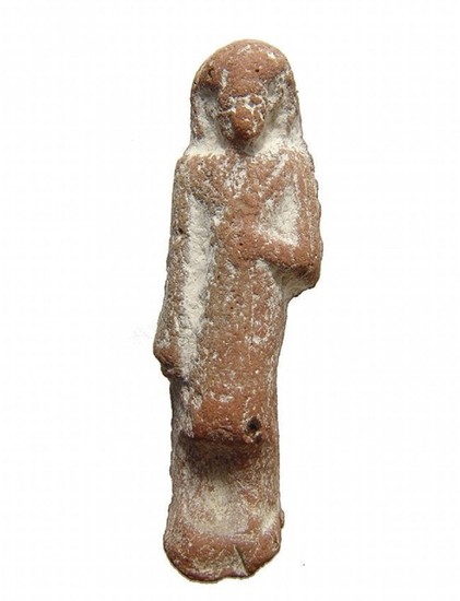 An Egyptian terracotta 'Reis' or overseer ushabti