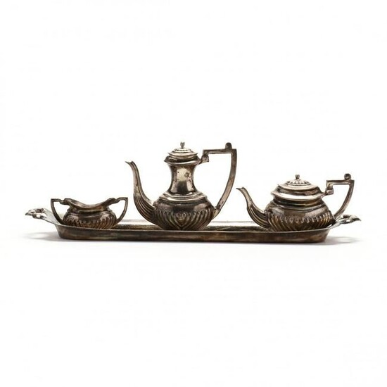 An Elizabeth II Silver Miniature Coffee and Tea Service