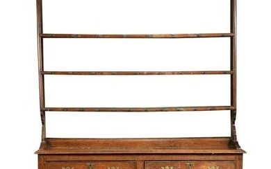 An oak dresser, 18th century