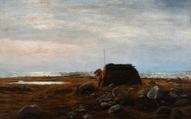 Andreas Riis Carstensen (b. Sennels 1844, d. Helsingør 1906) Scenery from Læsø,...