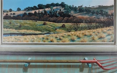 Andrew Bennett (1965 - ) - Fork Orange: 8am, 1993 90 x 209.5 cm