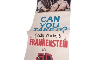 Andy Warhol Frankenstein in 3D Film Screening Promotional Poster