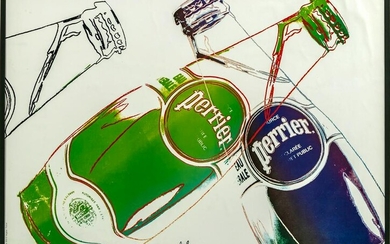 Andy Warhol Perrier Water 1983 Advertising Poster