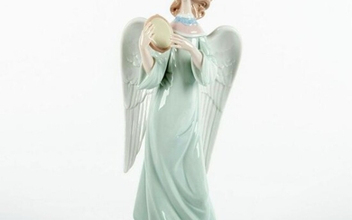 Angel with Tambourine Candleholder 1005950 - Lladro