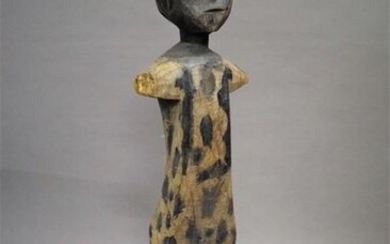 Anthropomorphic statue Mozambique (?) Wood H. 98 cm...