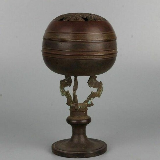 Antique Chinese Bronze Insence Burner with Xuande Mark