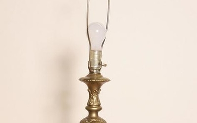 Antiques, Lamp with Claw Feet and Filagree, Composite