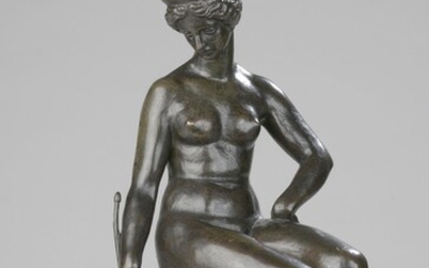 Antoine Louis BARYE (1796-1875) Junon Modèle créé vers 1840. Bronze à patine brune. Signé BARYE...