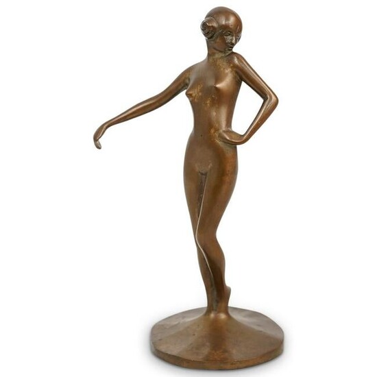 Art Deco Erotic Bronze Sculpture