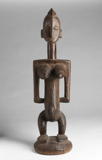 Arte africana Female figure, Attie (?)Ivory Coast.