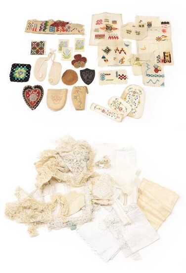Assorted Early 20th Century Lace, including a Honiton collar and...