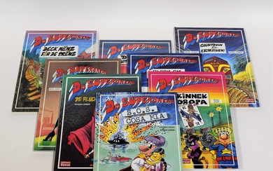 (BANDE-DESSINÉE) Roger LEINER Lucien CZUGA, ensemble de 8 bandes-dessinées DE SUPERJHEMP, Editions Revue, premiers albums...