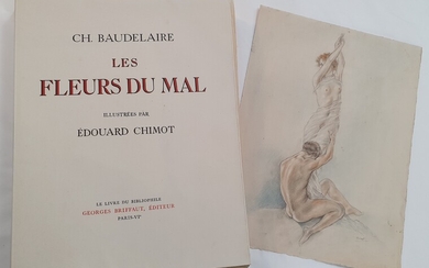 BAUDELAIRE (Charles). Les Fleurs du mal. Paris, Le Livre du bibliophile, Georges Briffaut, 1941. In-4,...