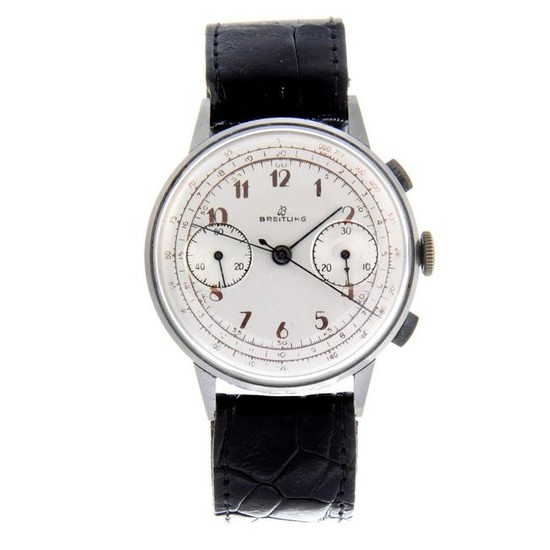 BREITLING - a gentleman's chronograph wrist watch.