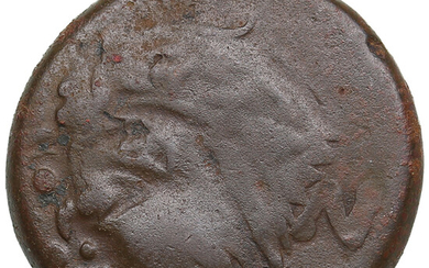 Bosporus Kingdom, Pantikapaion Æ obol ca. 275-245 BC - Perisad II