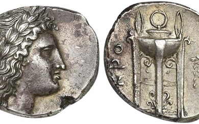 Bruttium, Croton, Nomos, ca. 300 BC AR (g 7,37; mm...