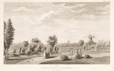 CARMONTEL. Jardin de Monceau près de Paris.... Paris, 1779. 1 vol. in-folio