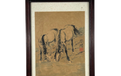 水墨画 马 CHINESE INK PAINTING HORSES