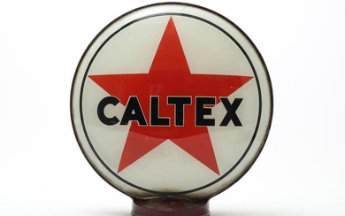 Caltex oude reclame benzinepomp