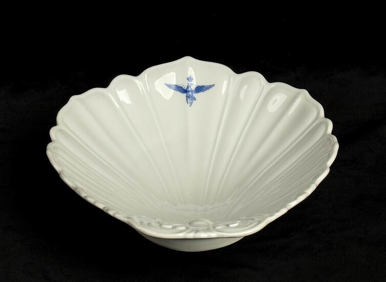 Ceramica VERBANO Laveno Regia Aeronautica serving plate White ceramic serving...