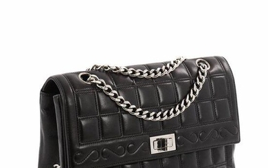 Chanel Black Lambskin Medium Mademoiselle Shoulder Bag