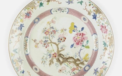 Chinese Export, Famille Rose center dish
